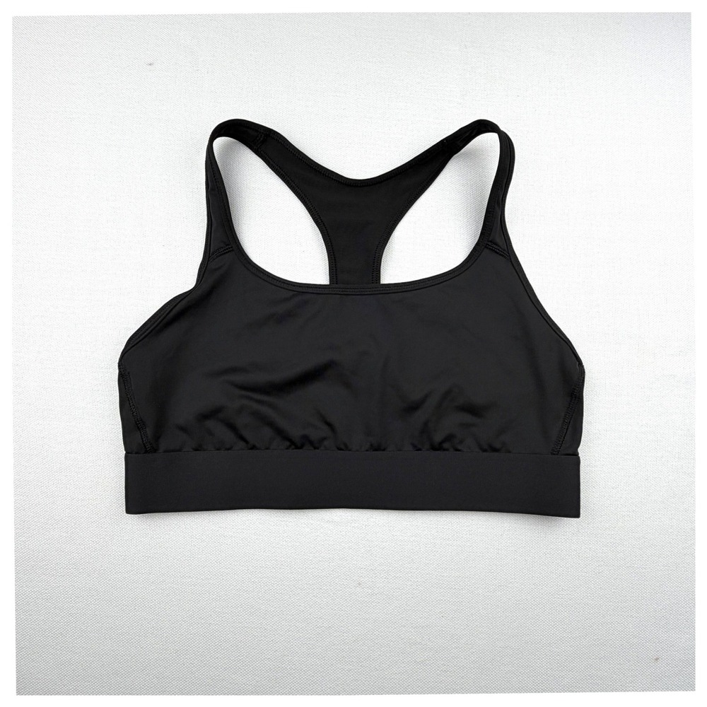 Victoria Sport Racerback Sport Bra Womens L Black Activewear Athletic